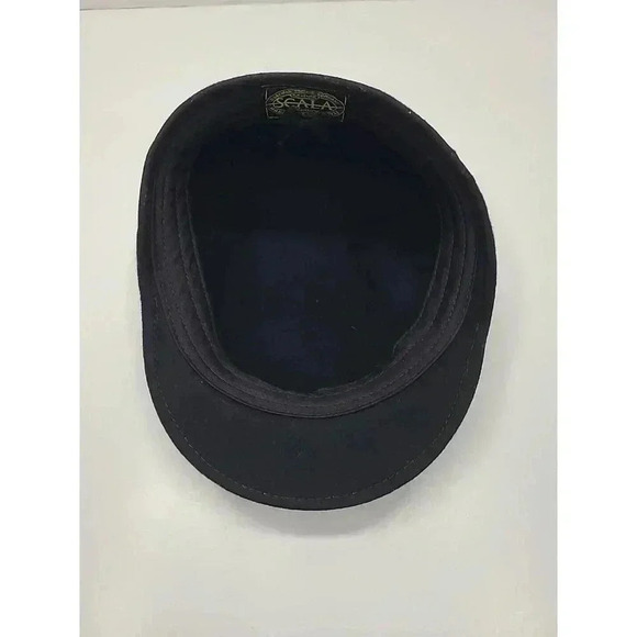 Dorfman Pacific Authentic Scala Classico Hand Made Felt Newsboys Hat Blue - Picture 4 of 7